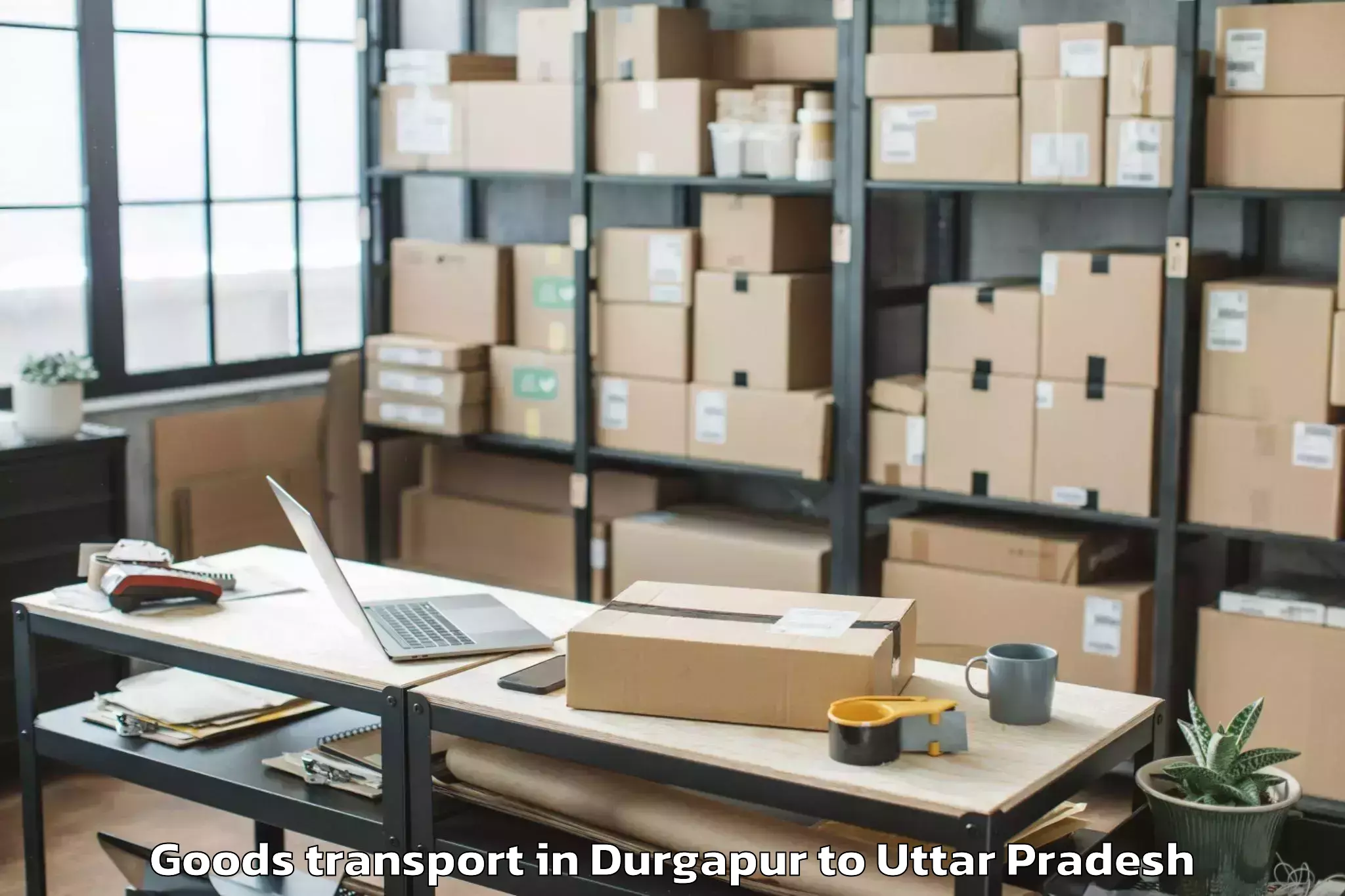 Affordable Durgapur to Mau Goods Transport